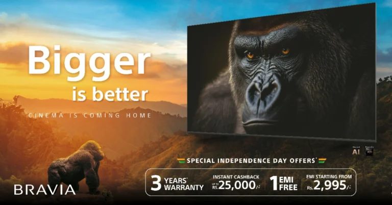 Sony India announced Independence Day exciting deals on BRAVIA, Audio, and DI Products