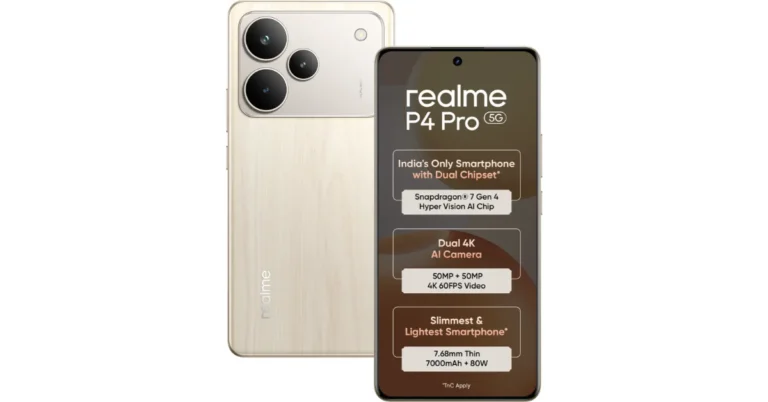 Realme P4 Pro 5G and Realme P4 5G with 7,000mAh batteries launched in India