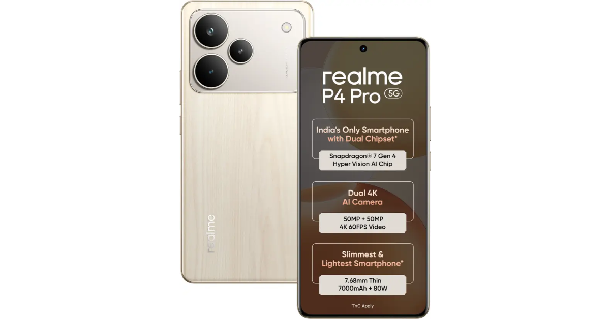 Realme P4 Pro 5G and Realme P4 5G with 7,000mAh batteries launched in India Top 10 smartphones under Rs 30,000 (September 2025)