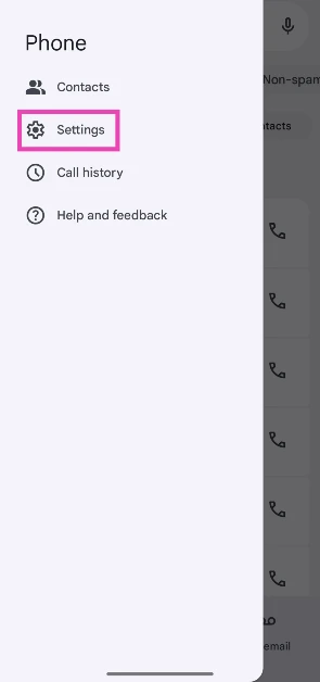 Step 3: Select Settings. How to get the old Google dialer (Phone app) on Android