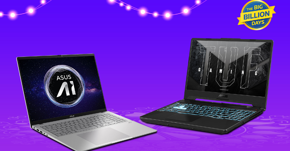 Flipkart Big Billion Days Sale Deals on Asus Laptops