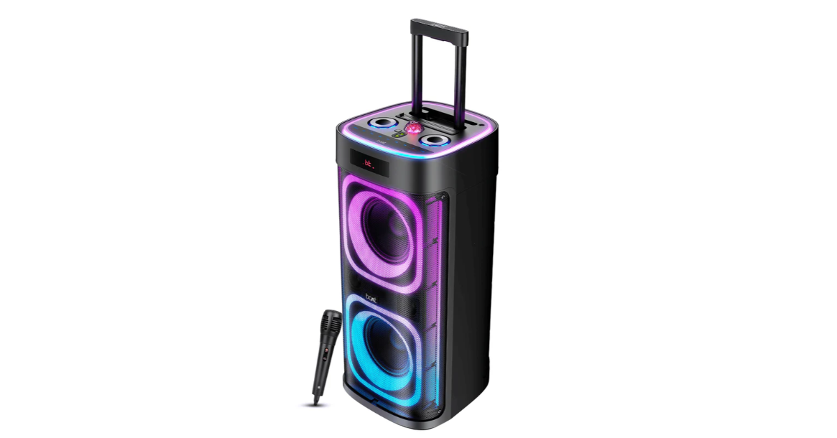BoAt PartyPal 700 party speaker with 300W sound output launched in India