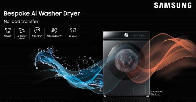 Samsung officially unveiled Bespoke AI Washer Dryer range in India