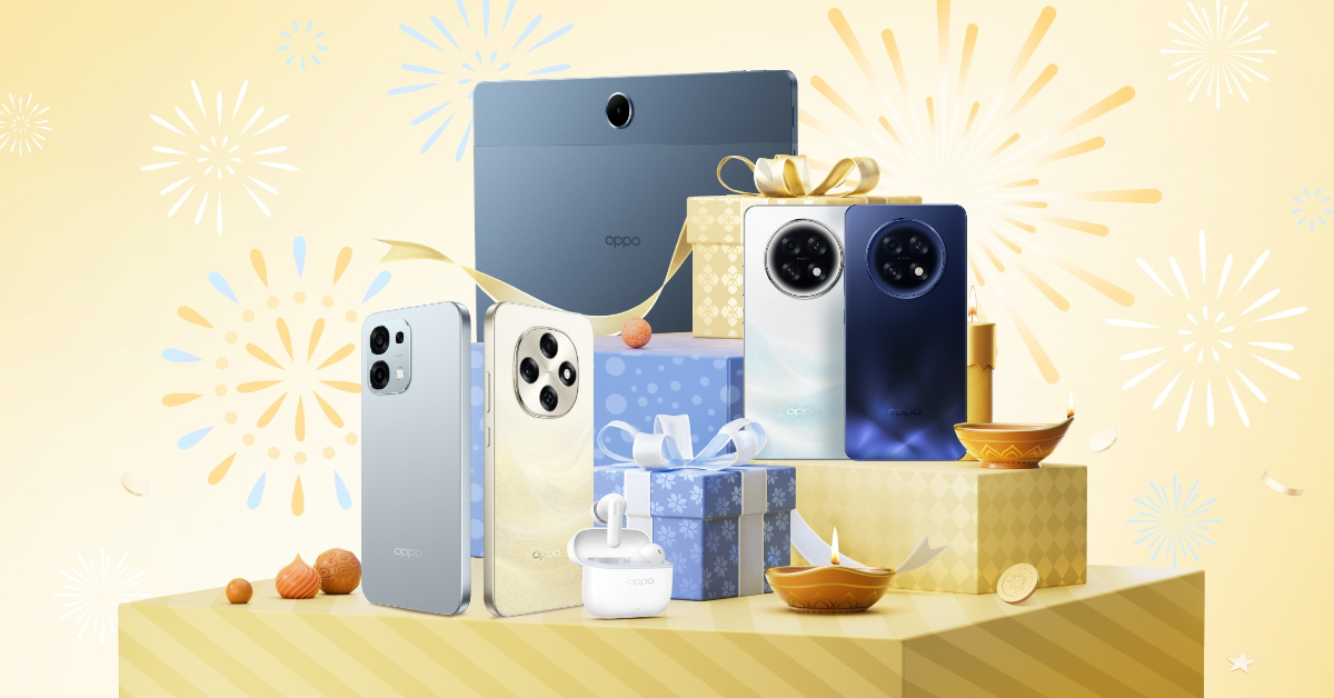 OPPO announced Grand Festive Sale, to offer cash prizes of Rs 10 Lakh or Rs 1 Lakh, or OPPO devices