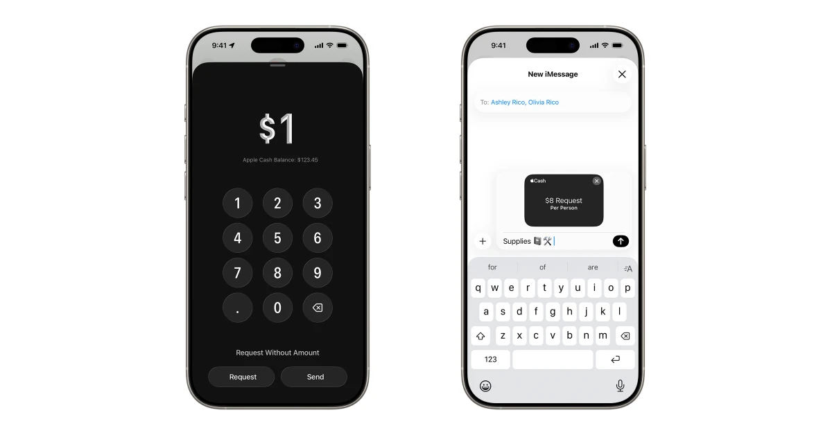 Apple Cash in Groups