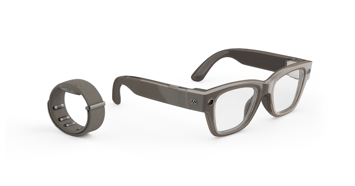 Mark Zuckerberg introduced Meta's first AI glasses: Meta Ray-Ban Display with EMG Wristband