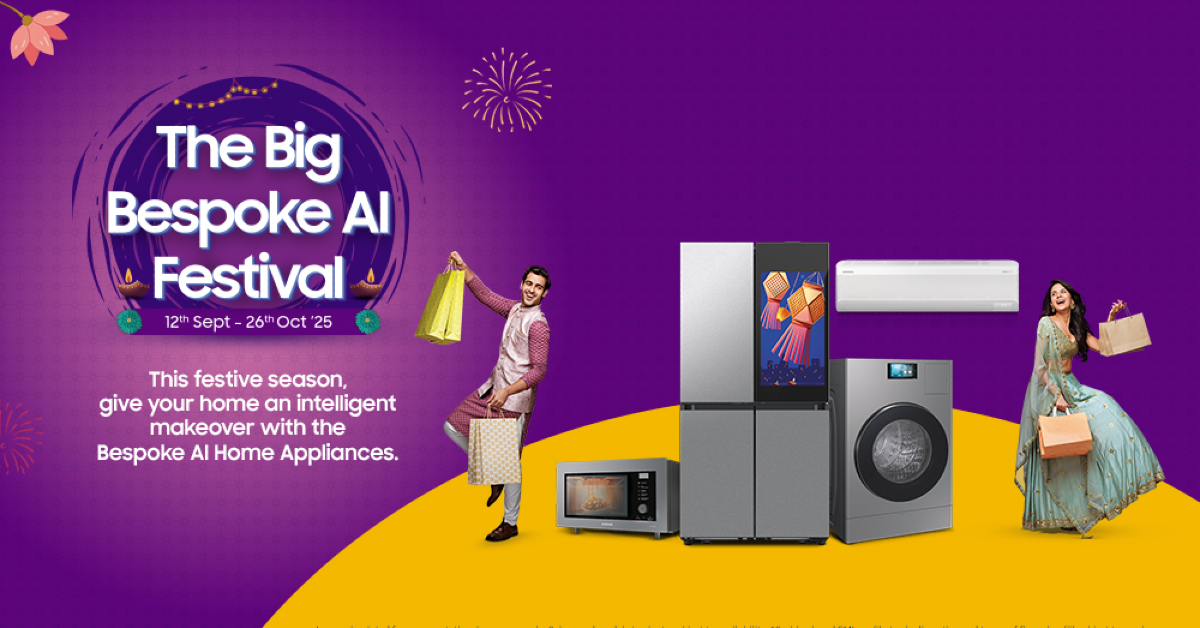 Samsung Big Bespoke AI Festival: Best deal on Bespoke AI Appliances with Cashback and Rewards