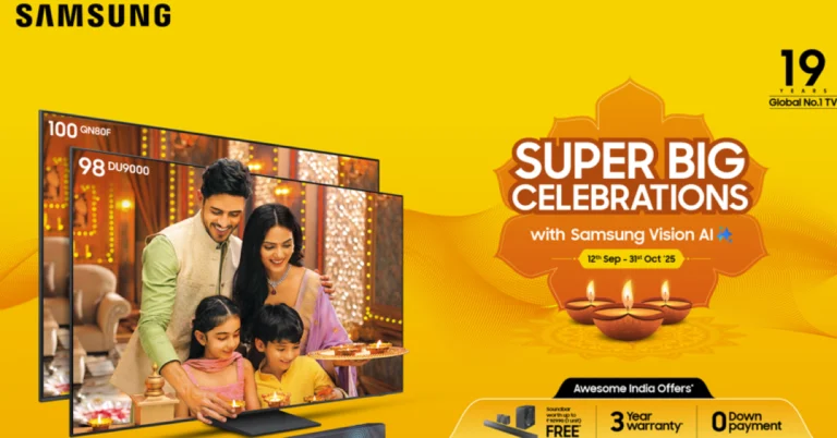 Samsung announced Super Big Celebrations: Offering best deals on AI powered Big Screen TVs