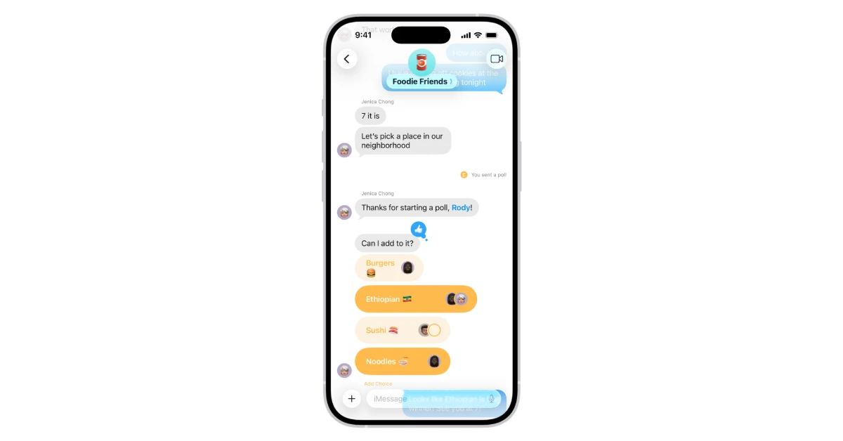Polls in Messages