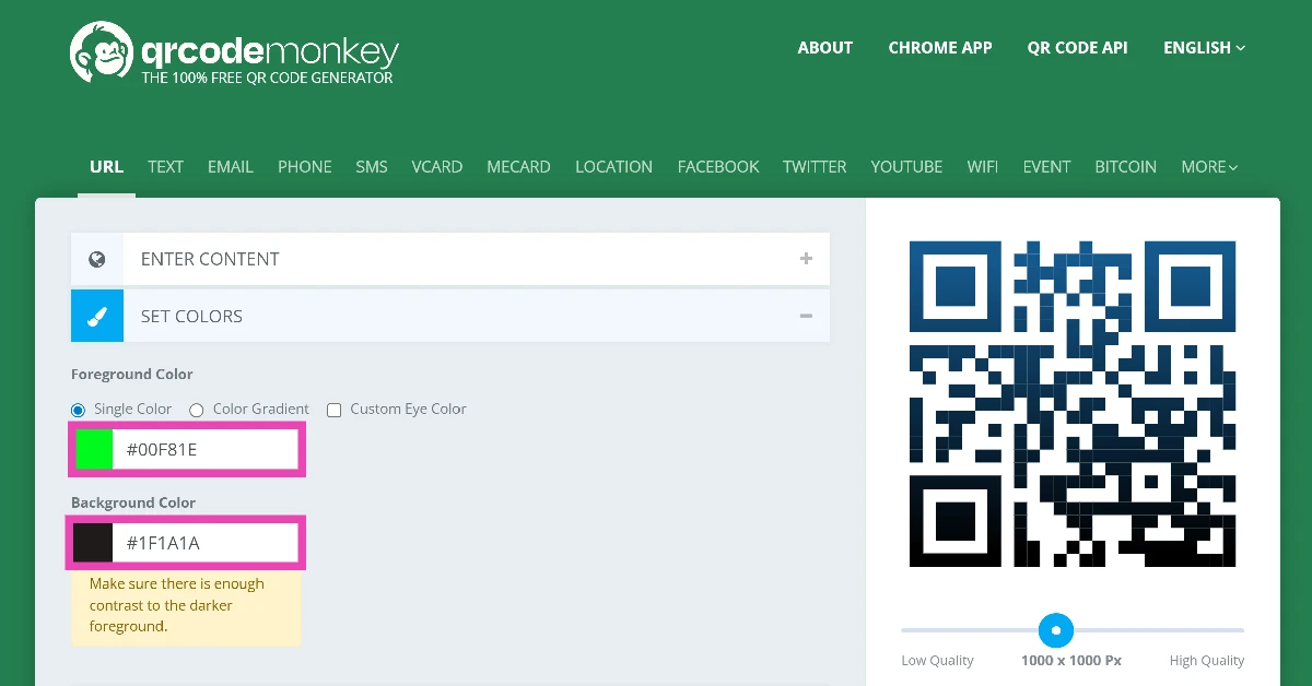 Step 4: Set a colour theme for the code.