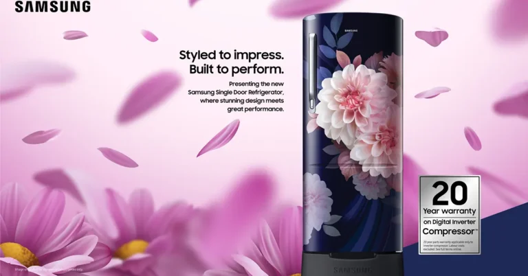 Samsung launches 183L single door refrigerators in India with floral designs and long-lasting performance