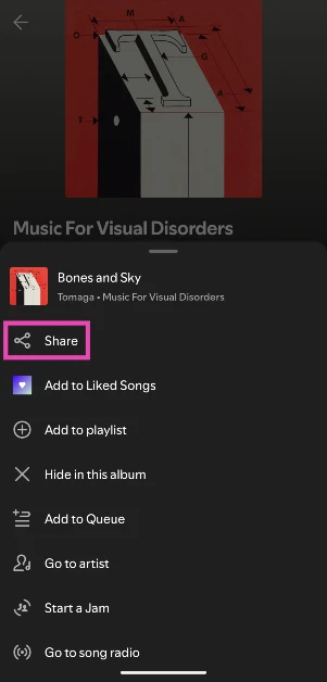 Step 3: Tap on Share.