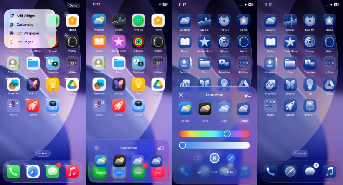 Tinted App Icons