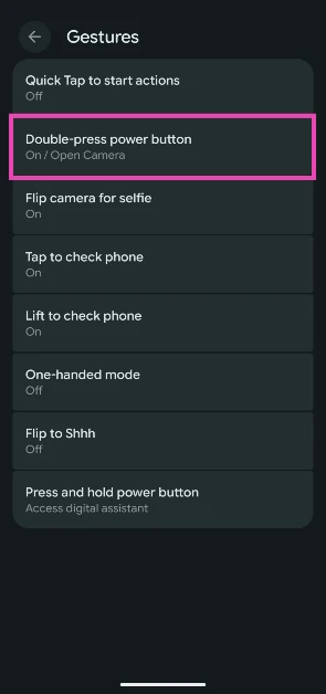Step 3: Tap on Double press power button. Android 16 lets you launch Google Wallet with the side button: Here’s how