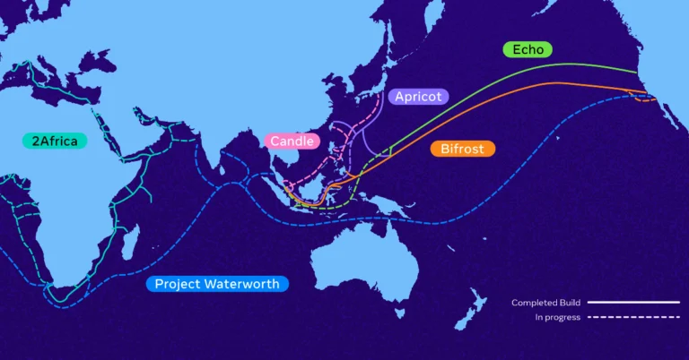 Meta launched Candle, a new submarine cable connecting East Asia and Southeast Asia