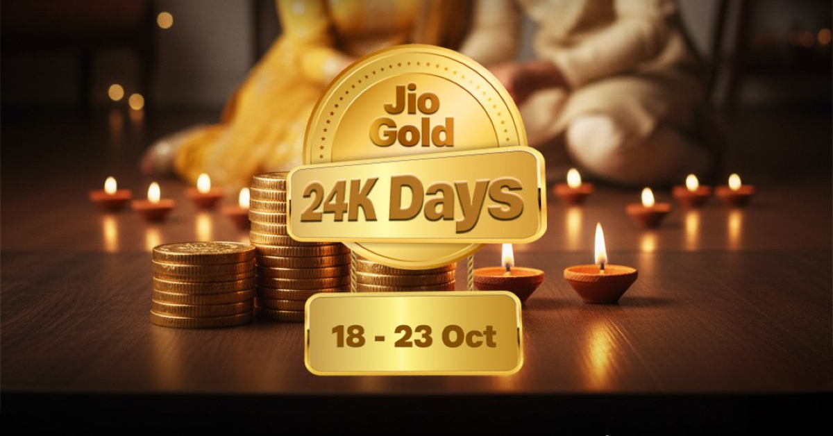 Buy Jio Gold from the comfort of your home and receive 2% free gold and more