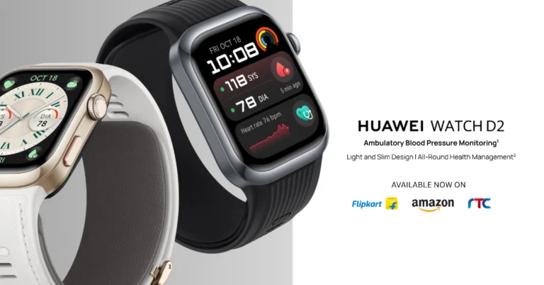 Huawei Watch D2 with 26mm ultra-narrow mechanical airbag launched in India