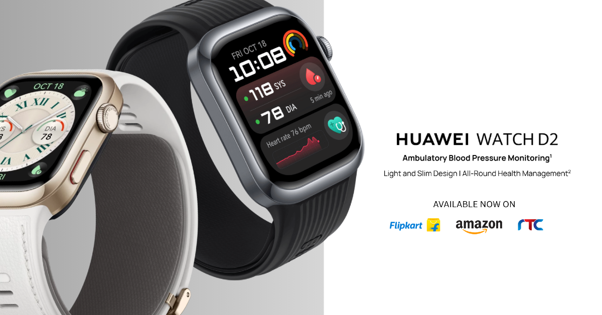 Huawei Watch D2 with 26mm ultra-narrow mechanical airbag launched in India