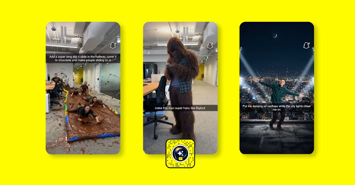 Snapchat's Imagine Lens is now available for all users in the US