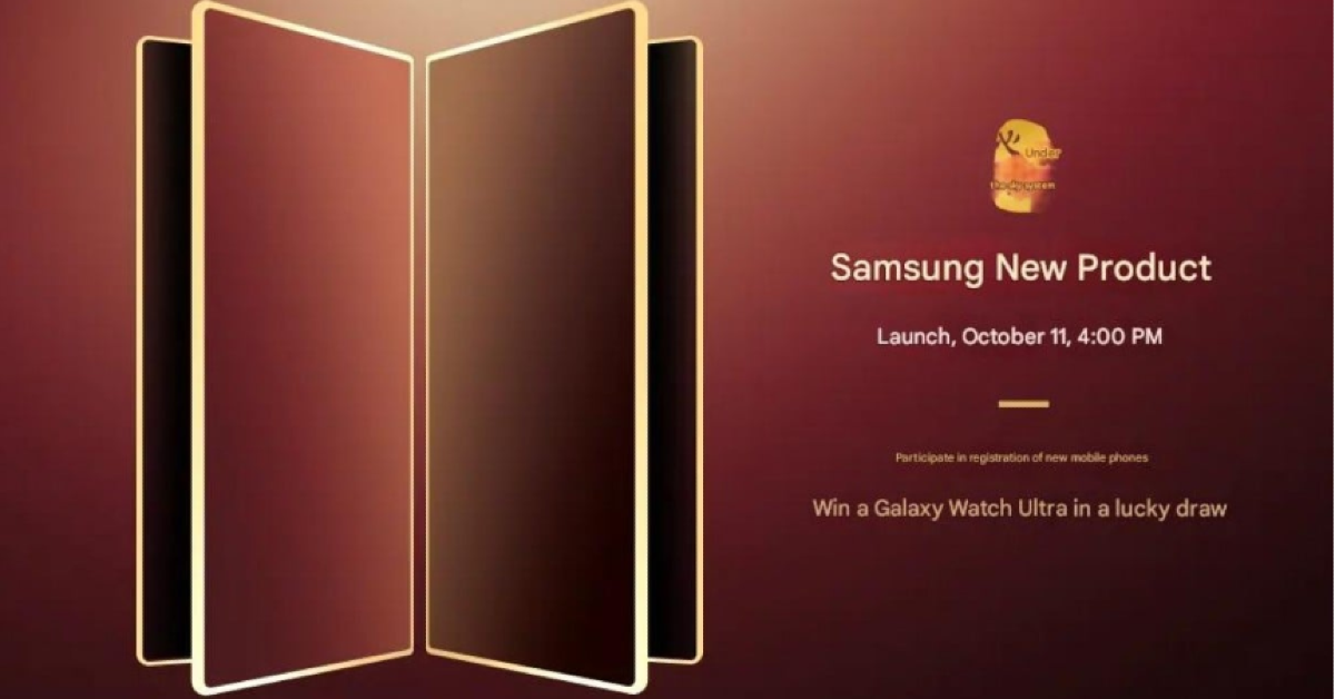 Samsung begins teasing a new tri-folding device, W26 likely to launch