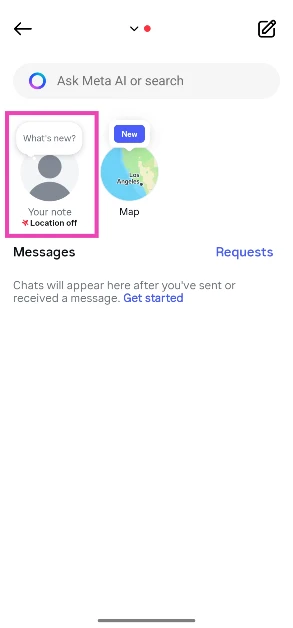 Step 2: Tap on Your note.