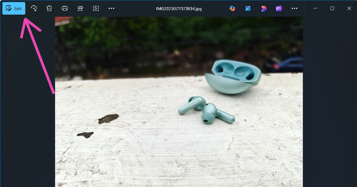 Step 2: Hit the Edit button in the top right corner of the screen.