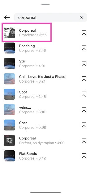 Step 4: Search for a song and select it from the results. How to share song lyrics from Spotify