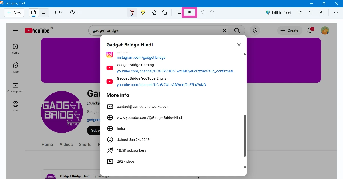 Step 3: Hit the text actions icon in the top row.