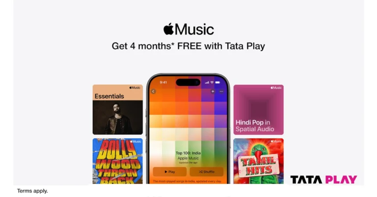 Tata Play users can now access Apple Music across platforms