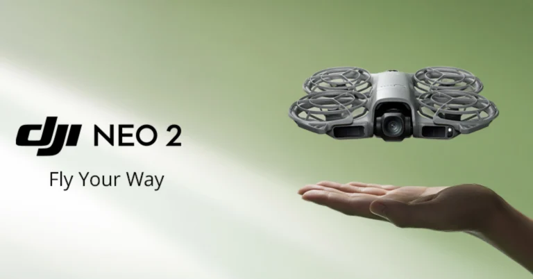 DJI Neo 2 Drone with gesture controls and omnidirectional obstacle sensing launched