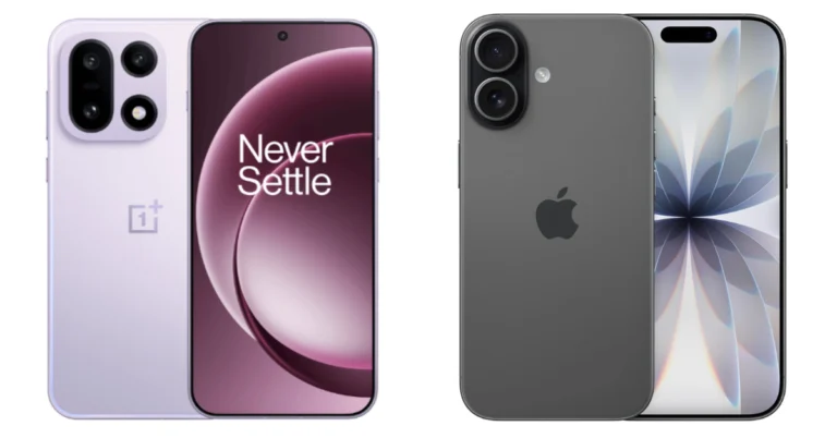 Comparison: OnePlus 15 Vs iPhone 17
