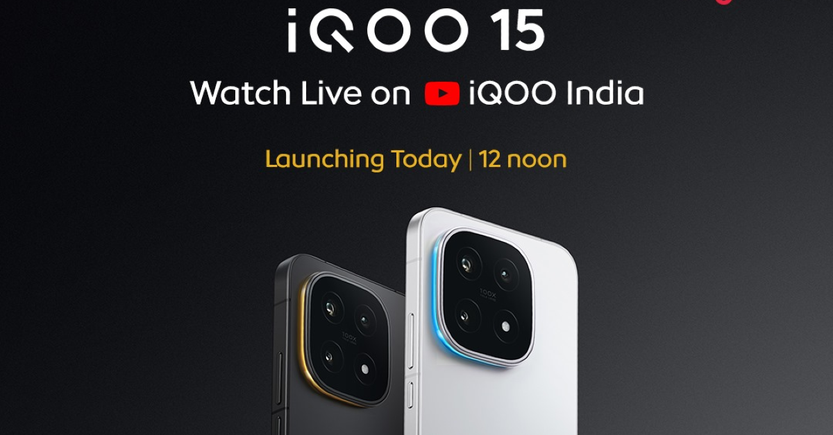 iQOO 15 India launch today: livestream, expected pricing, and specs details