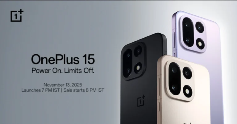 OnePlus 15 India launch today: Livestream and Open Sale Details