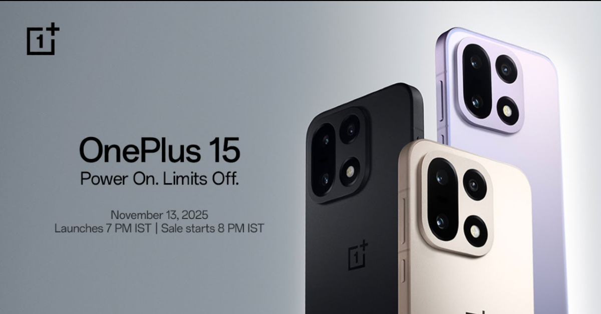 OnePlus 15 India launch today: Livestream and Open Sale Details
