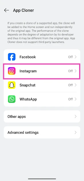 Step 3: Select Instagram. Top 5 ways to view Instagram without an account