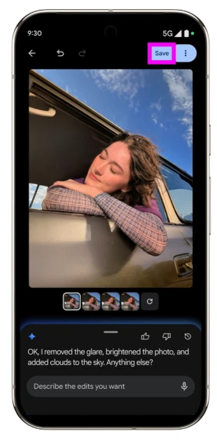 Step 6: Google’s image editor will analyse your commands and make the necessary edits. You can now edit pictures using voice prompts in Google Photos: Here’s how