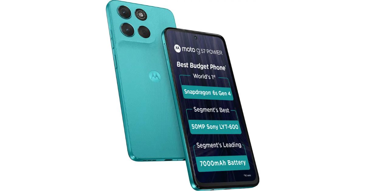 Moto G57 Power with 7,000mAh battery arrives in India: Price in India, Specs