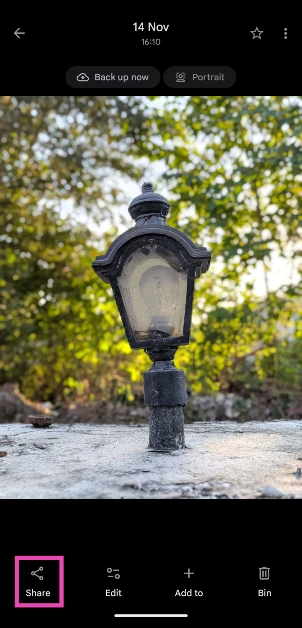 Step 5: On your Google Pixel 10, open the file you want to send to the iPhone.