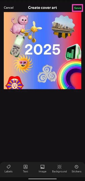 Step 9: Hit Save when you're done.