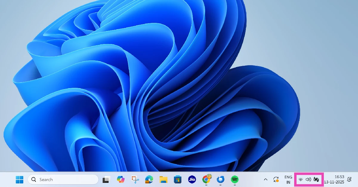 Step 1: Click the battery section on the taskbar. How to fix the ‘Black Screen of Death’ in Windows 11: 9 quick ways
