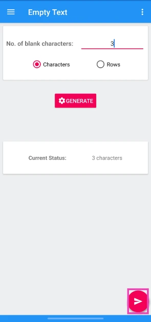 Step 4: Hit the arrow icon in the bottom right corner of the screen. 4 Ways to Send Blank Messages on WhatsApp, Instagram, & Telegram