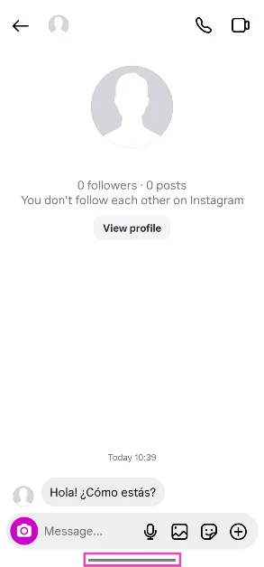 Step 2: Long-press the navigation bar at the bottom of the screen.