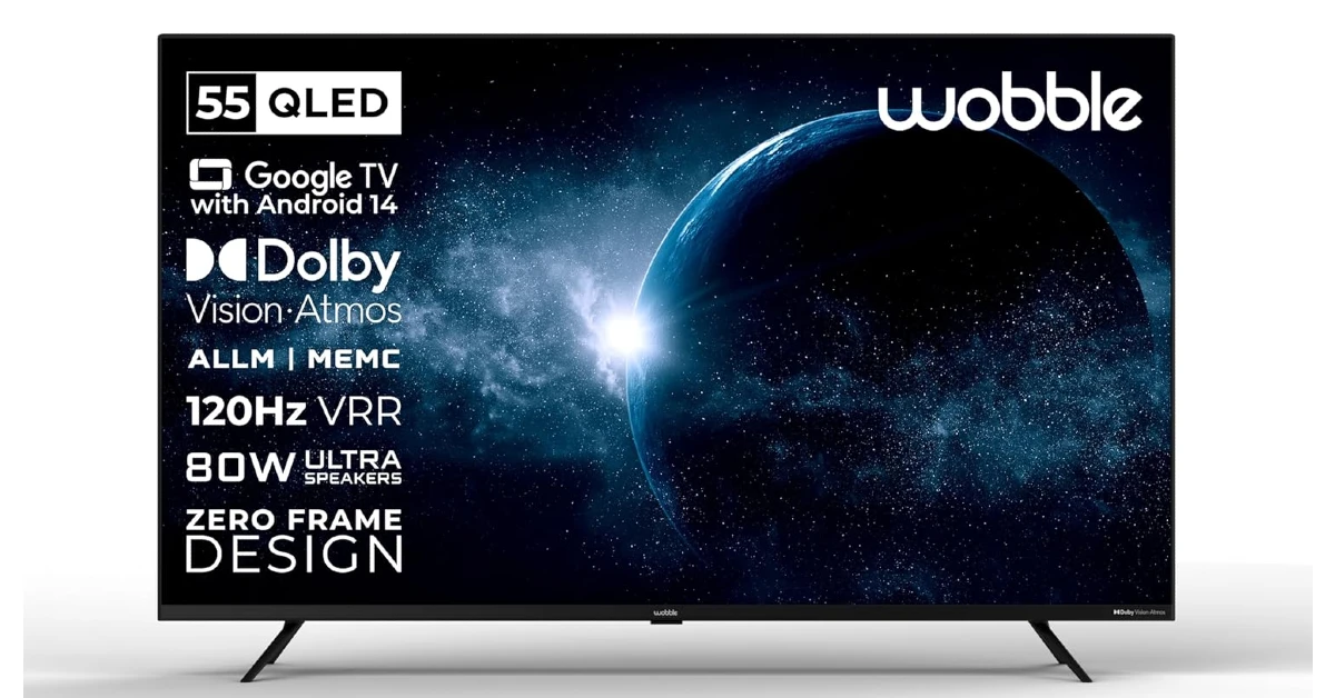 Wobble X Series (55-inch) Best of 2025: Top 10 TVs of the year