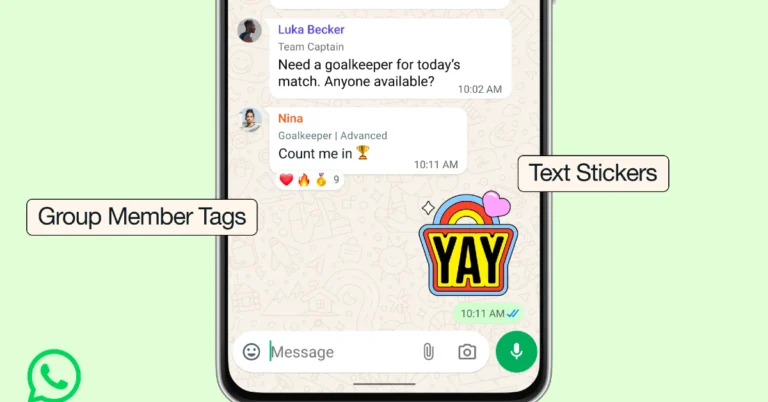 WhatsApp brings new group chat features, introduces member tags and more
