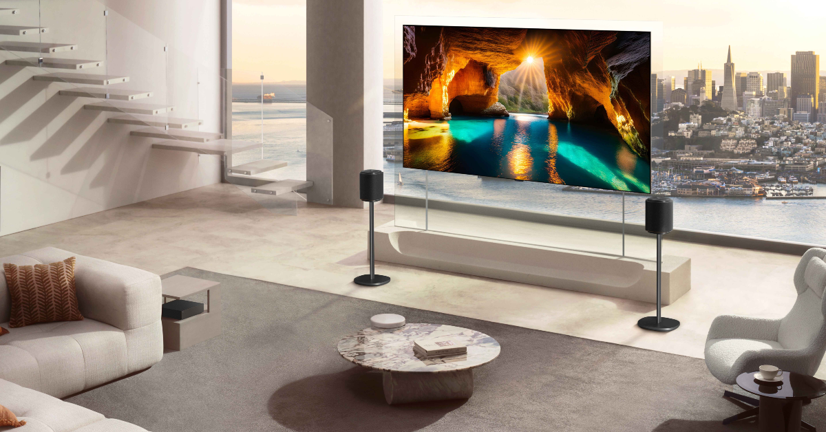 LG at CES 2025: LG OLED evo W6, the Wallpaper TV introduced