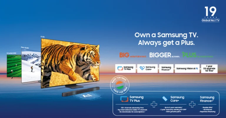 Samsung Plus Campaign for Vision AI TVs announced