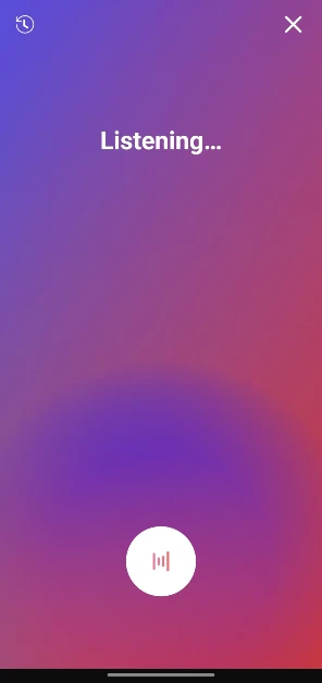 Step 4: Hum the song for 20-30 seconds or move your phone closer to the speaker playing the song.