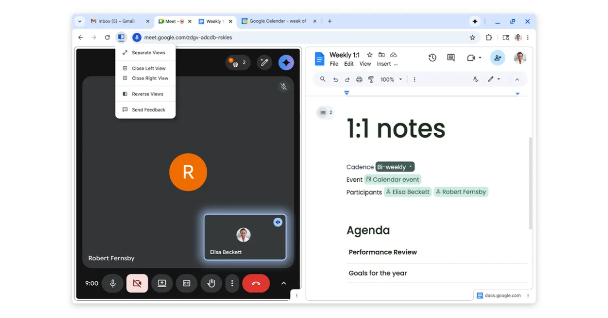 Google Chrome has been upgraded with new features that are meant to help people get more done. One of them is the Split View feature, which lets users see two tabs side by side in one window without having to resize them manually. The browser also now has built-in PDF annotation features that let users highlight text and add notes. There is also a new "Save to Drive" option that makes it easier for both daily and enterprise users to handle their tasks.