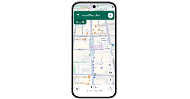 Gemini arrives in Google Maps for walking and cycling navigation