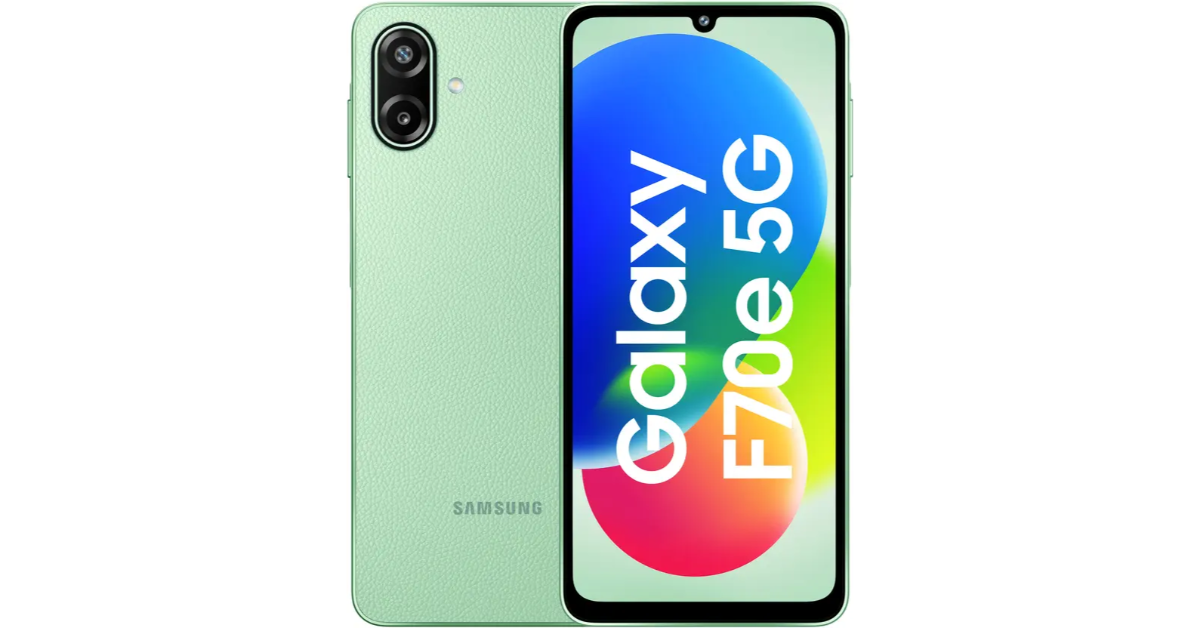 Samsung Galaxy F70e 5G with MediaTek Dimensity 6300 SoC launched in India